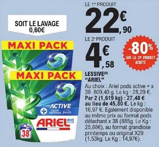 LESSIVE “ARIEL”