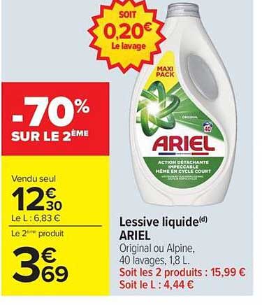 Lessive liquide ARIEL