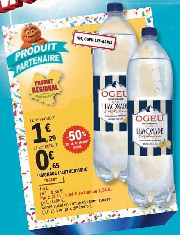 Limonade l’Authentique "Ogeu"