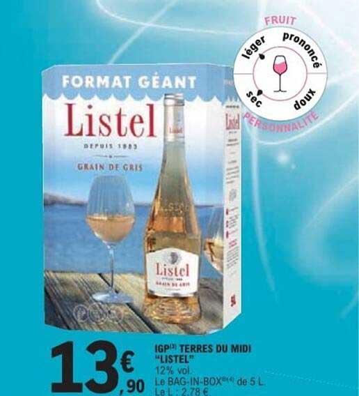 Listel GRAIN DE GRIS