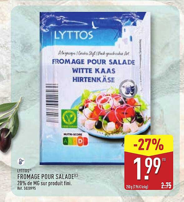 LYTTOS FROMAGE POUR SALADE