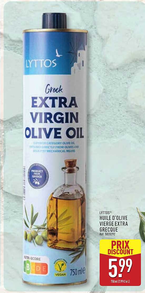 LYTTOS HUILE D'OLIVE VIERGE EXTRA GRECQUE