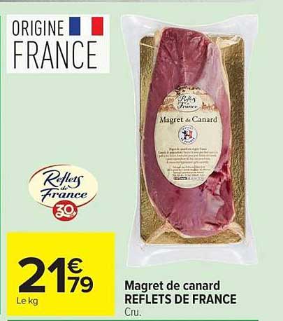 Magret de canard REFLETS DE FRANCE Cru.