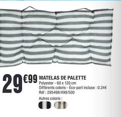 MATELAS DE PALETTE