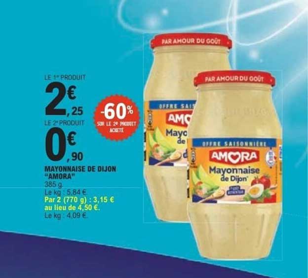 MAYONNAISE DE DIJON "AMORA" 385 g