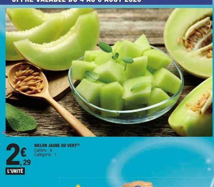 MELON JAUNE OU VERT