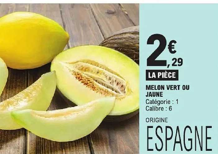 MELON VERT OU JAUNE