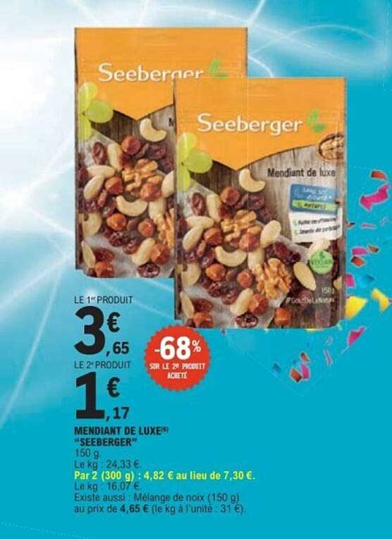 MENDIANT DE LUXE «SEEBERGER»