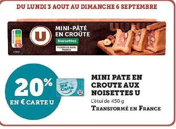 MINI-PÂTÉ EN CROÛTE Noisettes