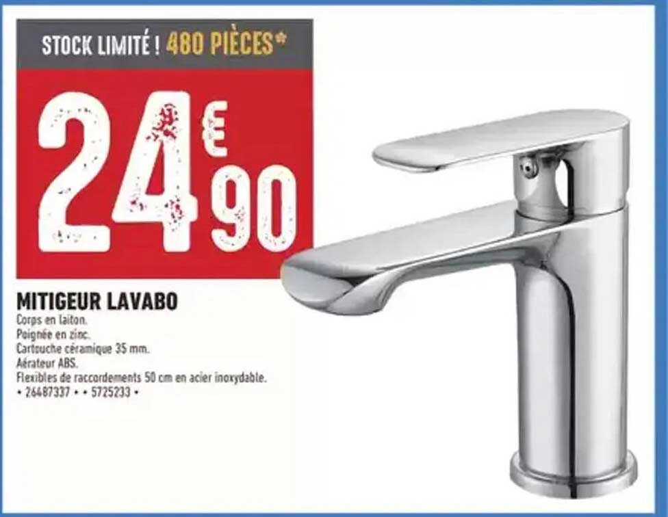 MITIGEUR LAVABO