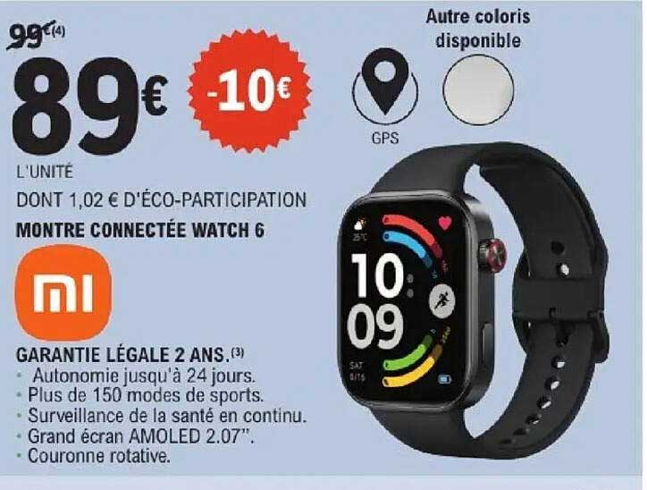 MONTRE CONNECTÉE WATCH 6