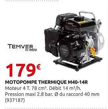 MOTOPOMPE THERMIQUE M40-14R