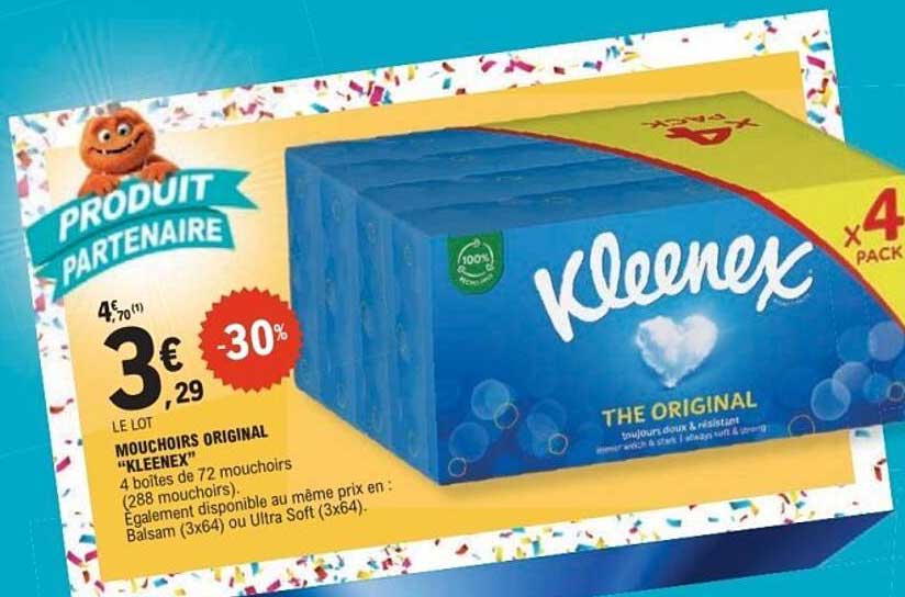 MOUCHOIRS ORIGINAL "KLEENEX"