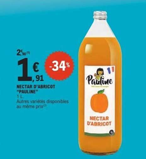 NECTAR D'ABRICOT "PAULINE"