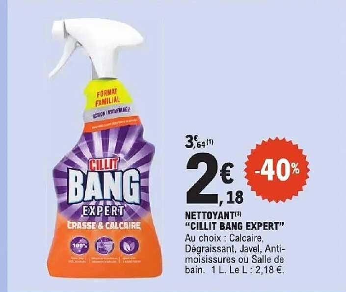 NETTOYANT “CILLIT BANG EXPERT”
