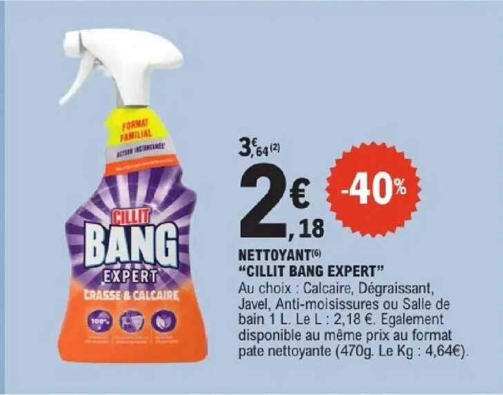 NETTOYANT «CILLIT BANG EXPERT»