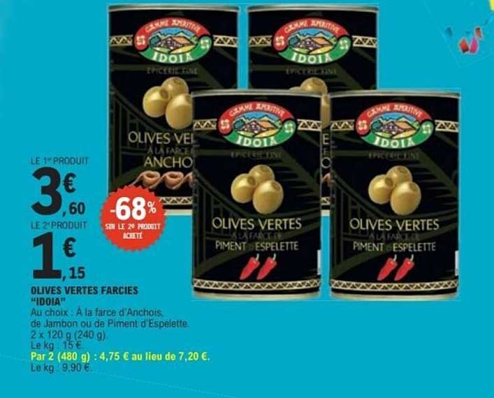 OLIVES VERTES FARCIES "IDOIA"