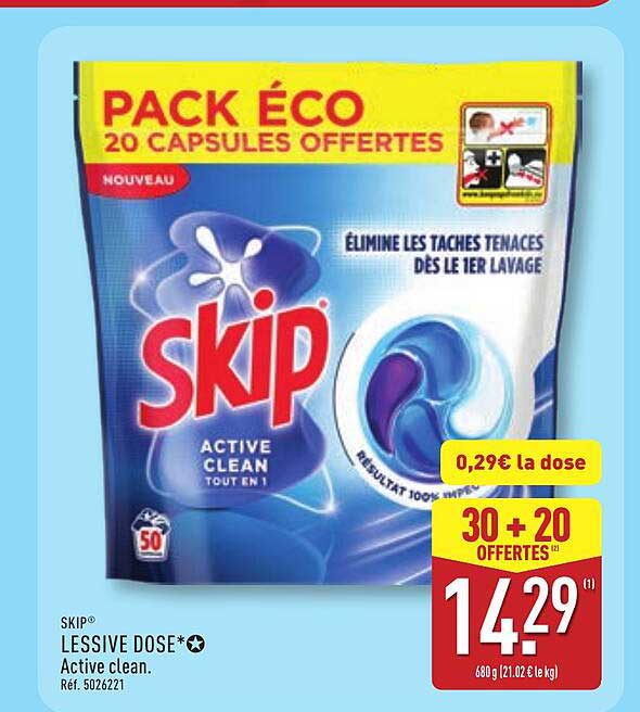 PACK ÉCO 20 CAPSULES OFFERTES