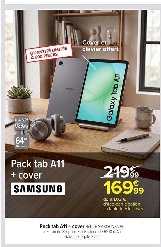 Pack tab A11 + cover