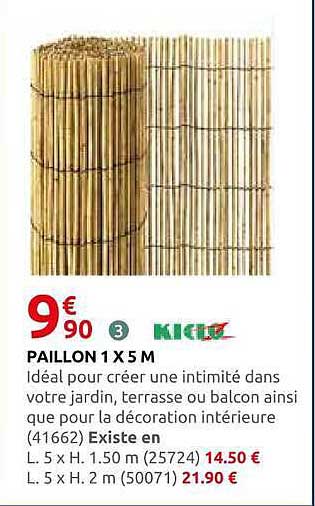 PAILLON 1 X 5 M