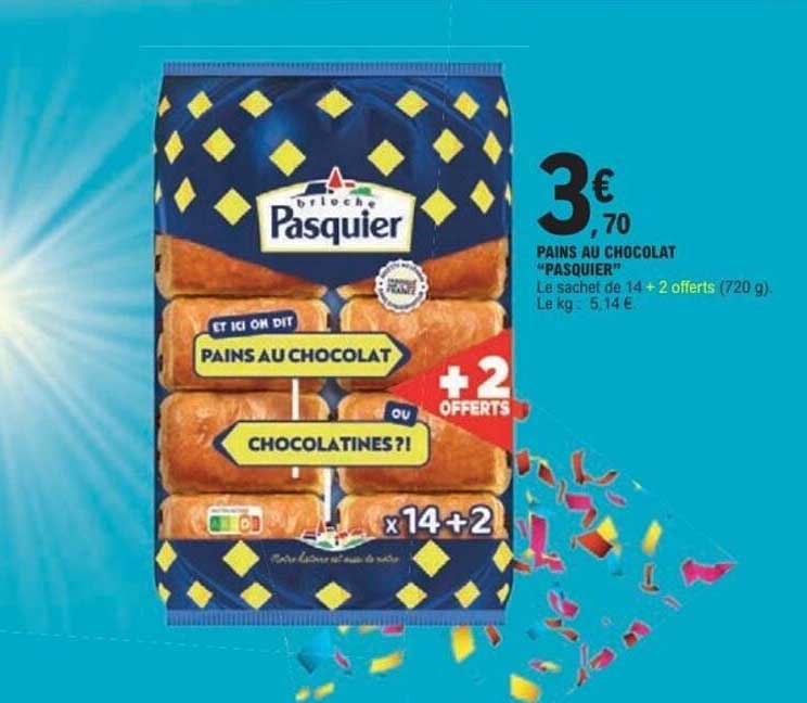 PAINS AU CHOCOLAT "PASQUIER"
