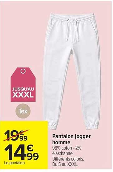 Pantalon jogger homme