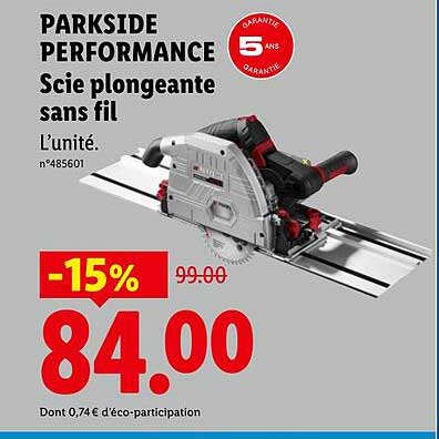 PARKSIDE PERFORMANCE Scie plongeante sans fil