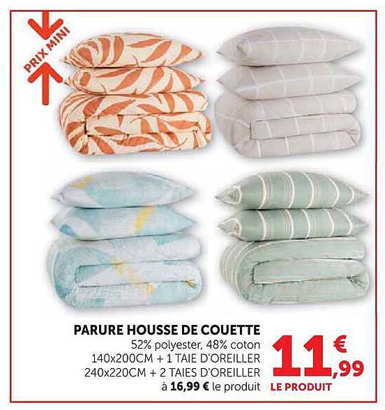 PARURE HOUSSE DE COUETTE