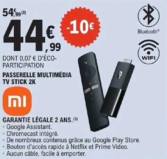PASSERELLE MULTIMÉDIA TV STICK 2K