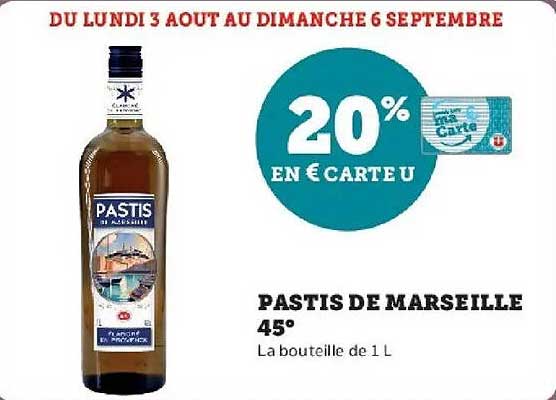 PASTIS DE MARSEILLE 45°