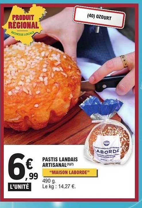 PASTIS LANDAIS ARTISANAL (1X7) "MAISON LABORDE"