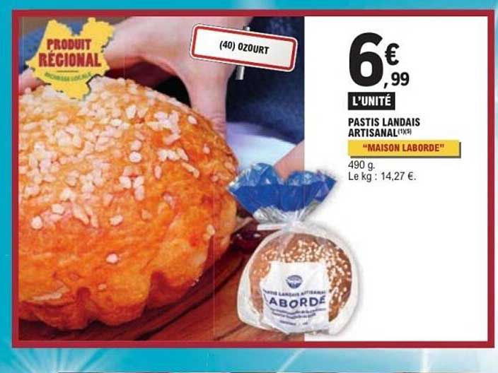 PASTIS LANDAIS ARTISANAL(1%) "MAISON LABORDE"