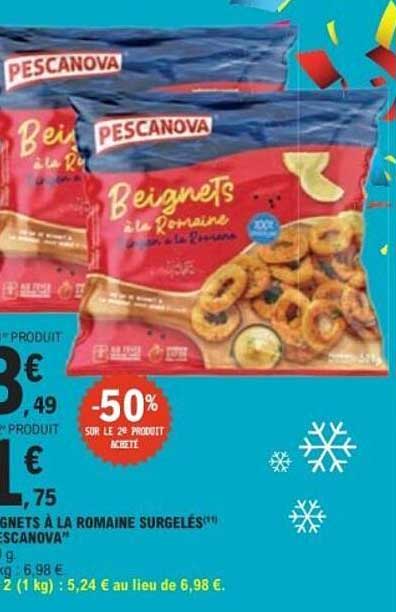 PESCANOVA Beignets à la romaine