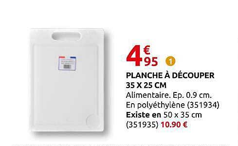 PLANCHE À DÉCOUPER 35 X 25 CM