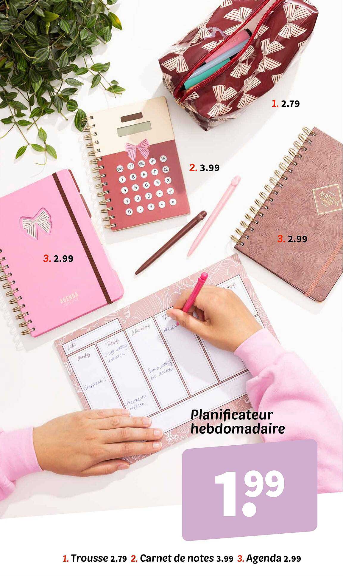 Planificateur hebdomadaire