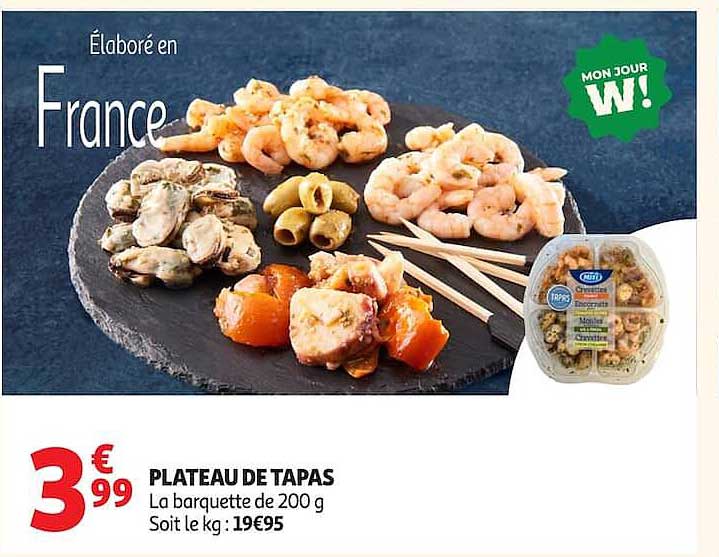 PLATEAU DE TAPAS