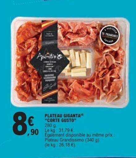 PLATEAU GIGANTA(4) "CORTE GUSTO"
