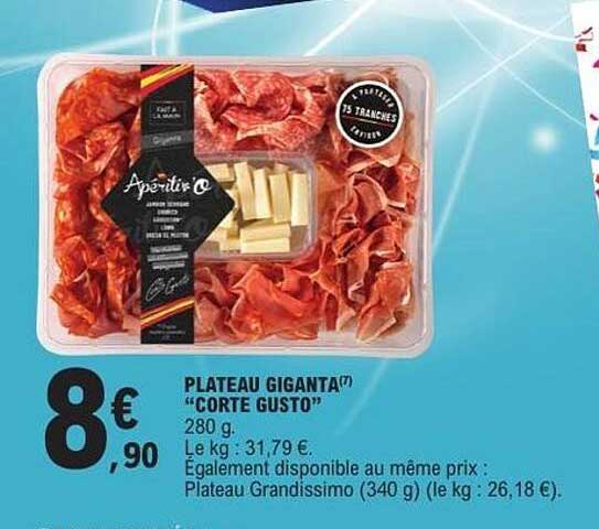 PLATEAU GIGANTA(7) "CORTE GUSTO"
