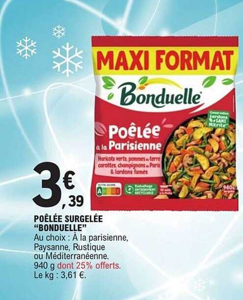 Poêlée surgelée “Bonduelle”