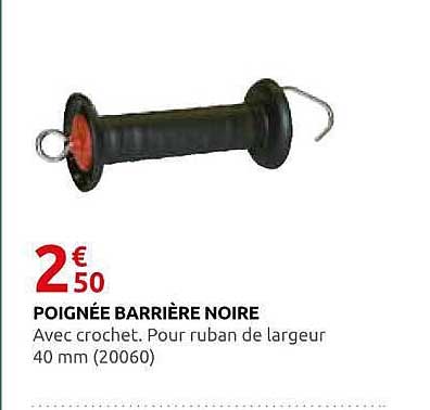 POIGNÉE BARRIÈRE NOIRE