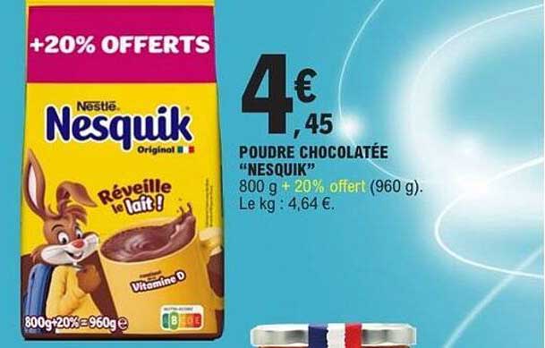 POUDRE CHOCOLATÉE “NESQUIK”