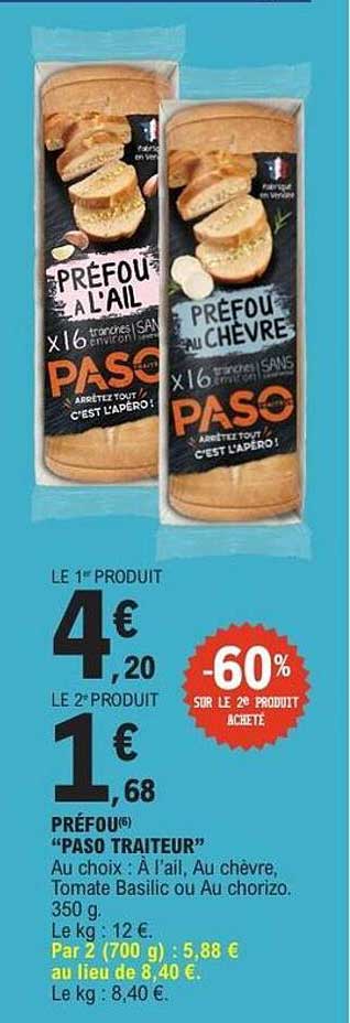 PRÉFOU PASO TRAITEUR