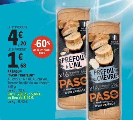 PRÉFOU "PASO TRAITEUR"