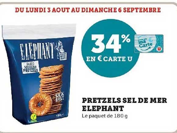 PRETZELS SEL DE MER ELEPHANT