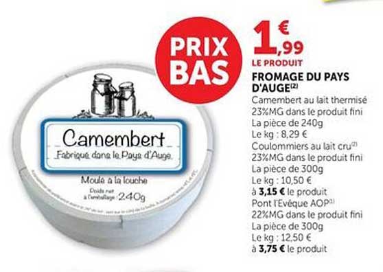 PRIX BAS