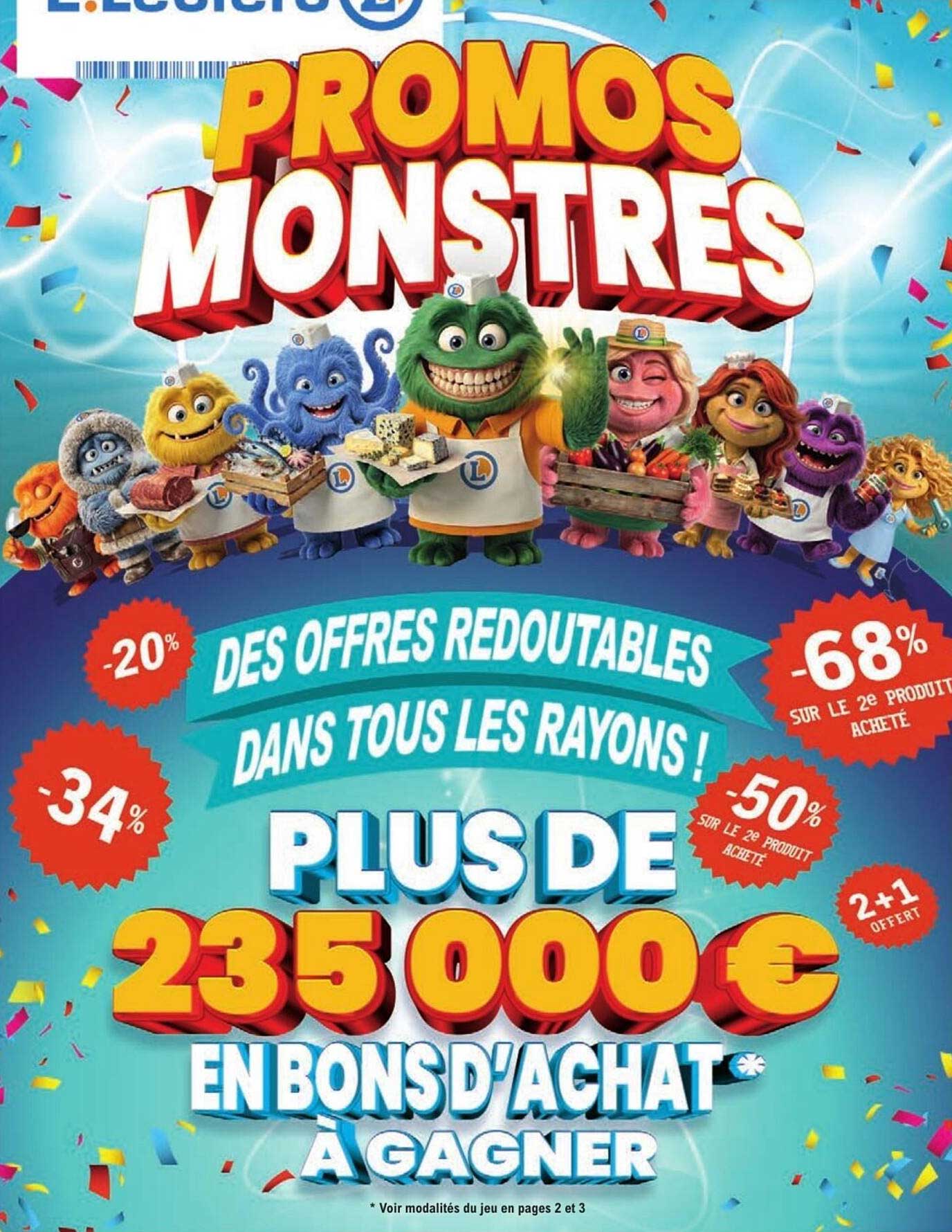 PROMOS MONSTRES