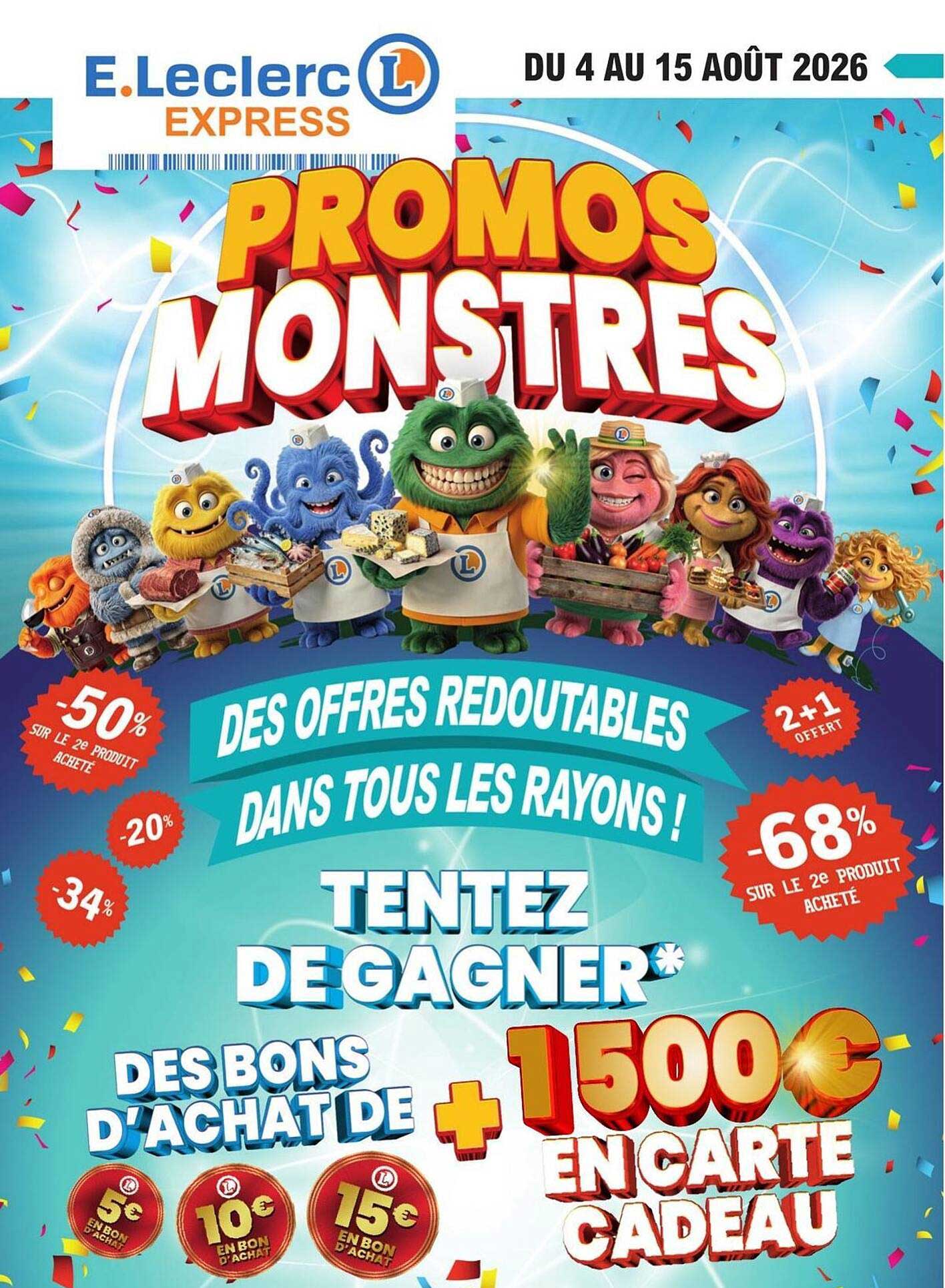 PROMOS MONSTRES