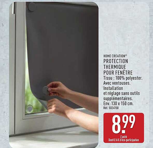 PROTECTION THERMIQUE POUR FENÊTRE