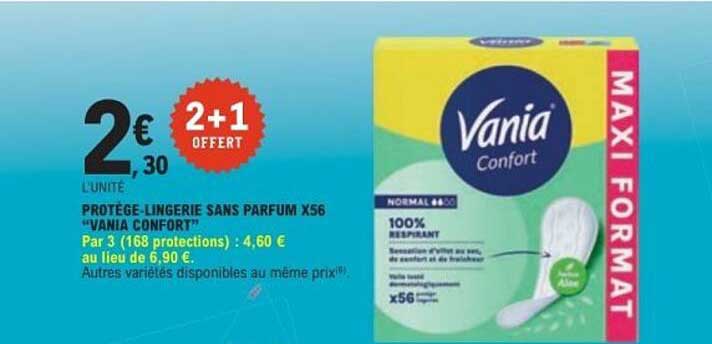 PROTÈGE-LINGERIE SANS PARFUM X56 "VANIA CONFORT"
