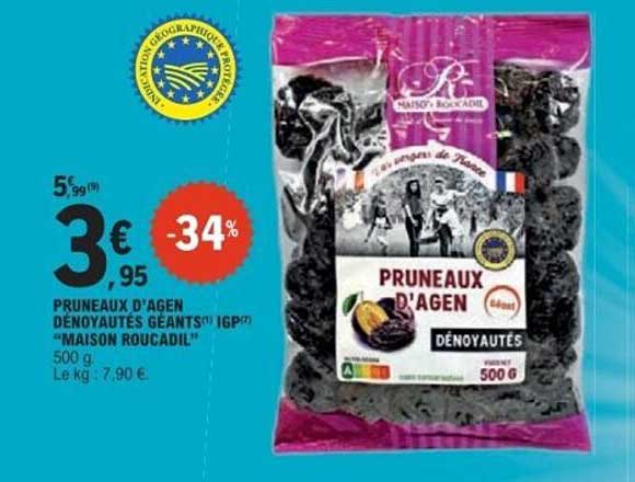 PRUNEAUX D’AGEN DÉNOYAUTÉS GÉANTS* IGP “MAISON ROUCADIL”